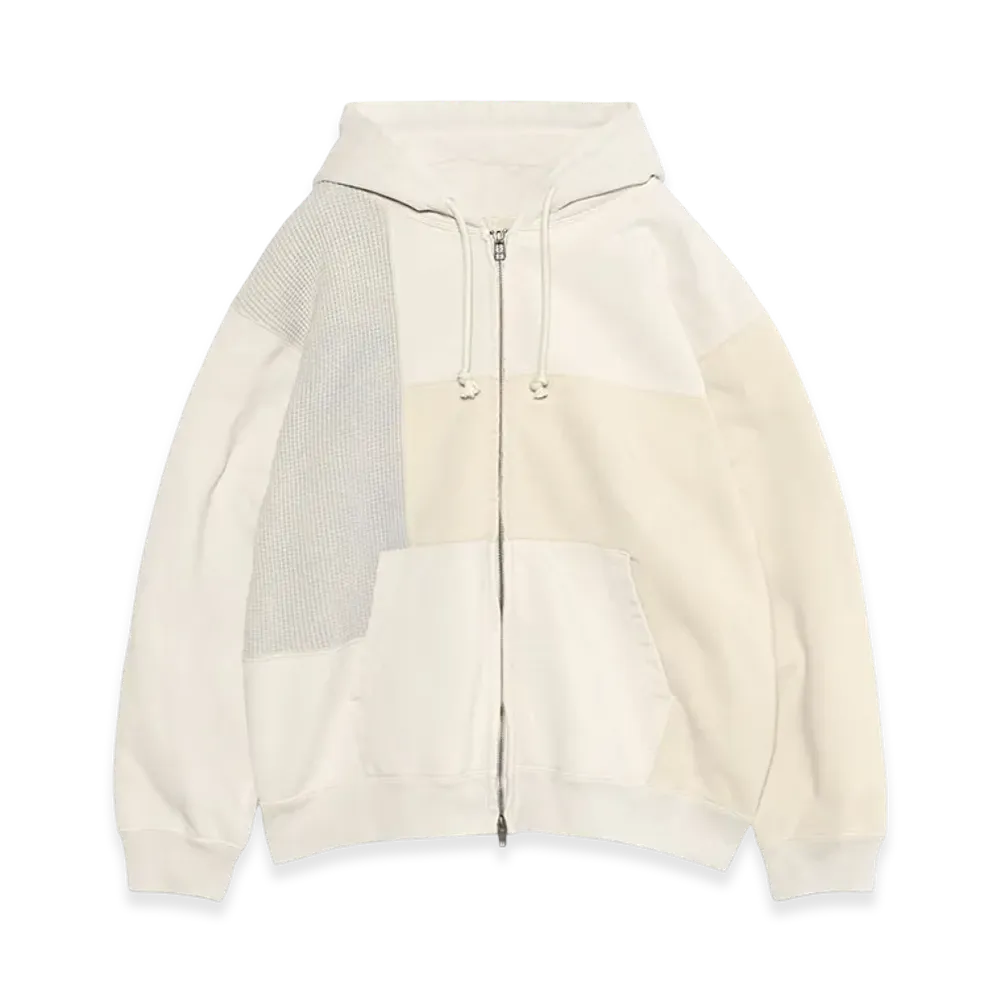The North Face Purple Label Field Patchworked Zip Up Parka "Stone"