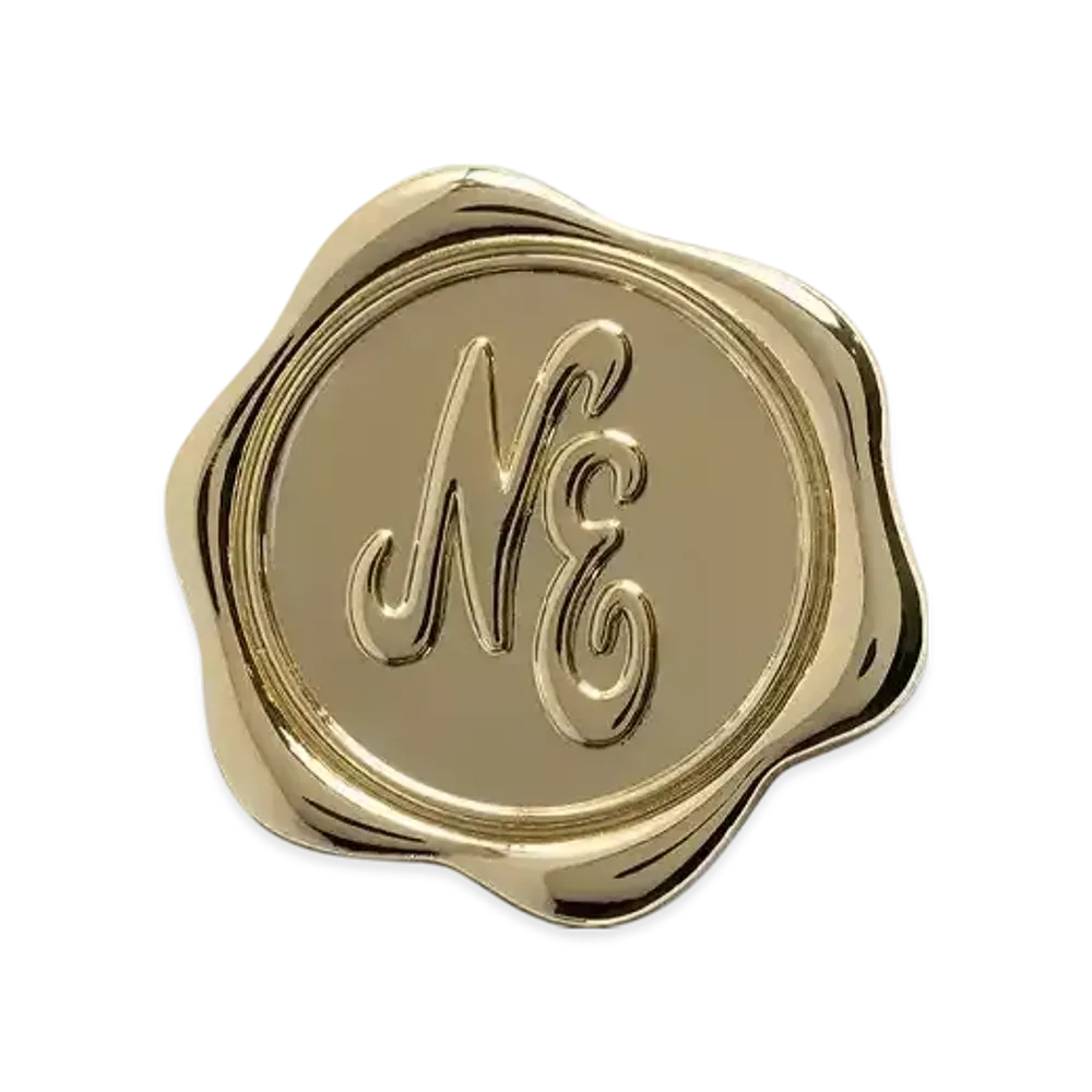 NEW ERA Cap Accessories Pins 59Fifty Day Memorial Collection Wax Seal "Gold"
