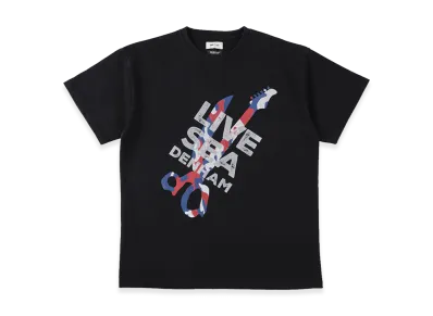 WIND AND SEA x DENHAM Live Sea Denham Tee "Black"