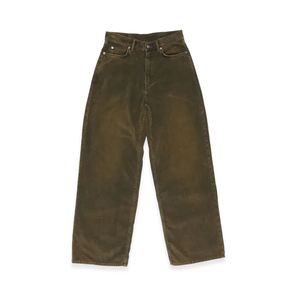 Acne Studios Corduroy Trousers Puti "Olive Green"