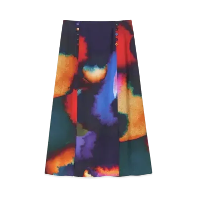 Paul Smith Women's Aurora Semi-Flare Skirt "Black"