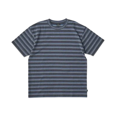 SEDAN ALL-PURPOSE x 7th Delivery Jacquard Striped S/S Tee "Charcoal"