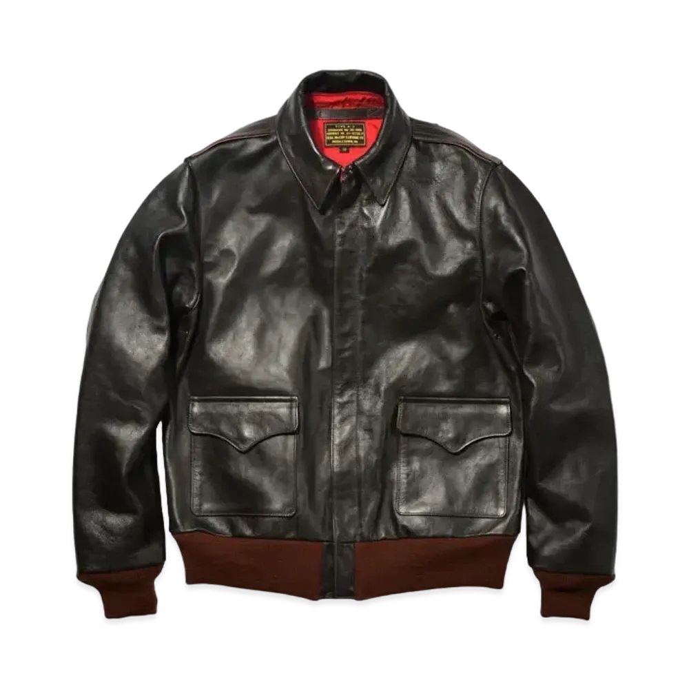 THE REAL McCOY'S Type A-2 Redsilk "Seal Brown"