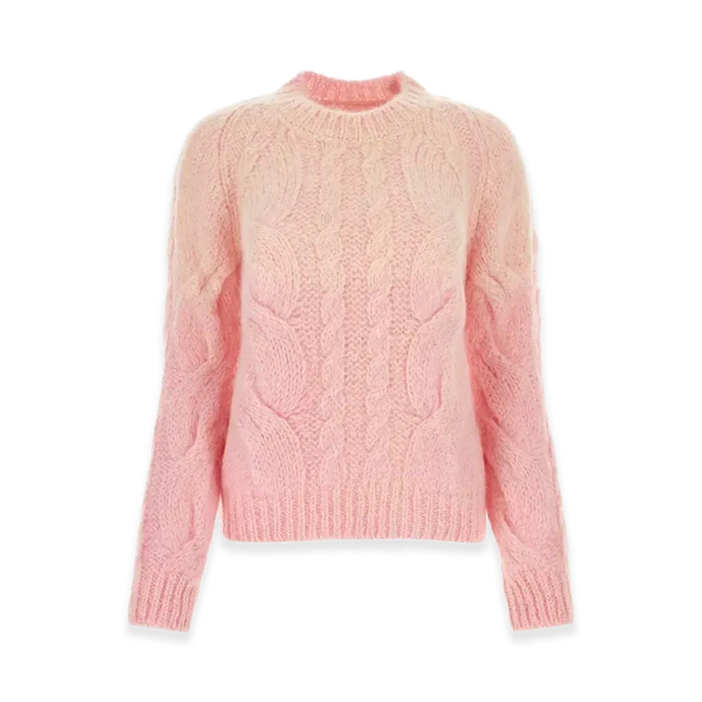 Maison Margiela Women's Mohair Blend Sweater "Pink"