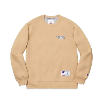 Supreme x Champion 3D Metallic Crewneck "Tan"