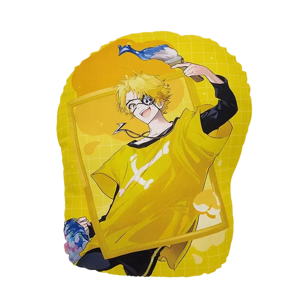 BANDAI "Ichiban Kuji" -Colorful Peach Powerful Art- G Prize Tattsun Art Cushion