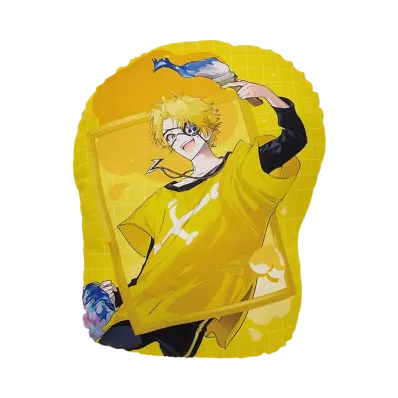 BANDAI "Ichiban Kuji" -Colorful Peach Powerful Art- G Prize Tattsun Art Cushion