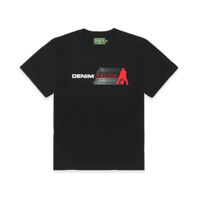 DENIM TEARS "Skip to My Lou" Rafer Alston Tee "Black"