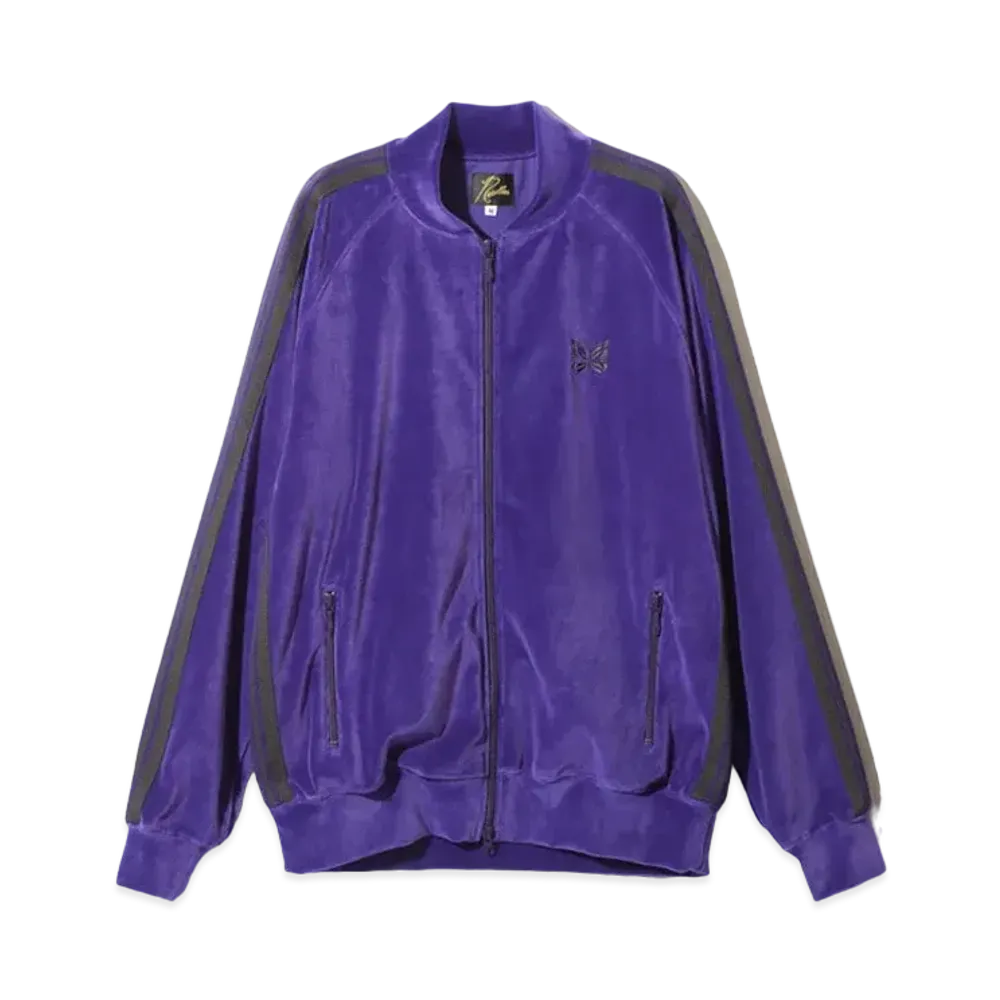Needles R.C. Track Jacket - C/PE Velour "Purple"