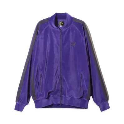 Needles R.C. Track Jacket - C/PE Velour "Purple"