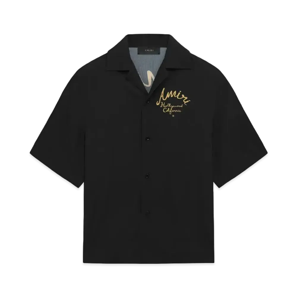 AMIRI Hollywood Camp Shirt "Black"