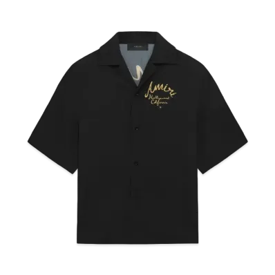 AMIRI Hollywood Camp Shirt "Black"