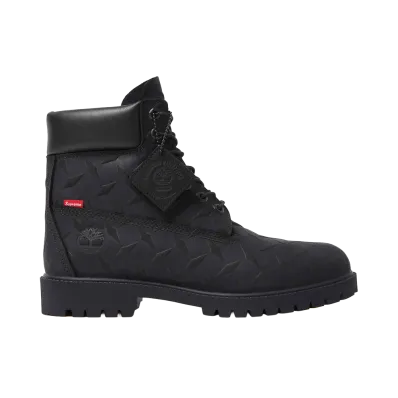 Supreme × Timberland Diamond Plate 6inch Premium Waterproof Boot "Black"