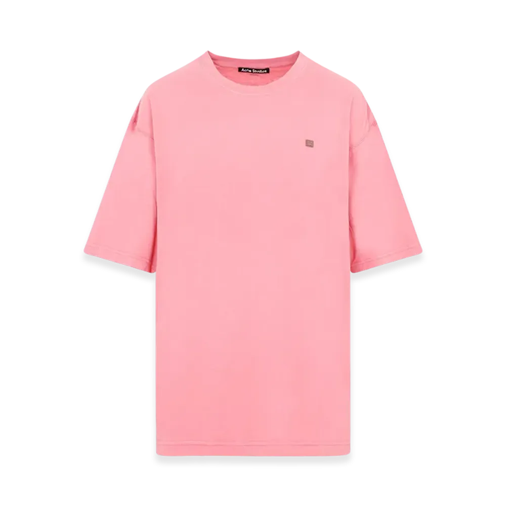 Acne Studios Crewneck T-Shirt "Bubblegum Pink"