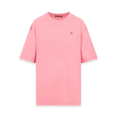 Acne Studios Crewneck T-Shirt "Bubblegum Pink"