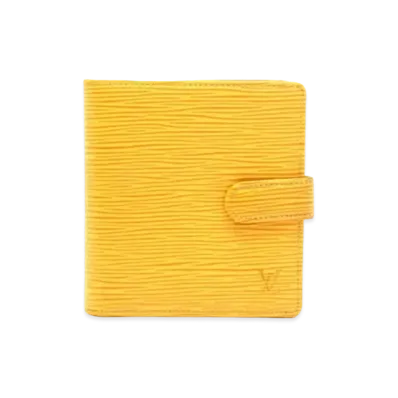 Louis Vuitton Portebier Compact Epi "Tassili Yellow"