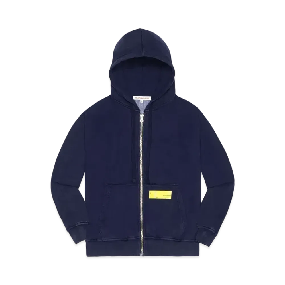 Richardson UTILITY DROP SHOULDER THERMAL ZIP HOODIE "Navy"