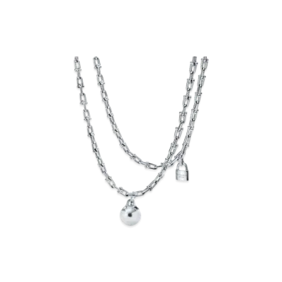 Tiffany & Co. Tiffany Hardware Small Wrap Necklace "Silver"