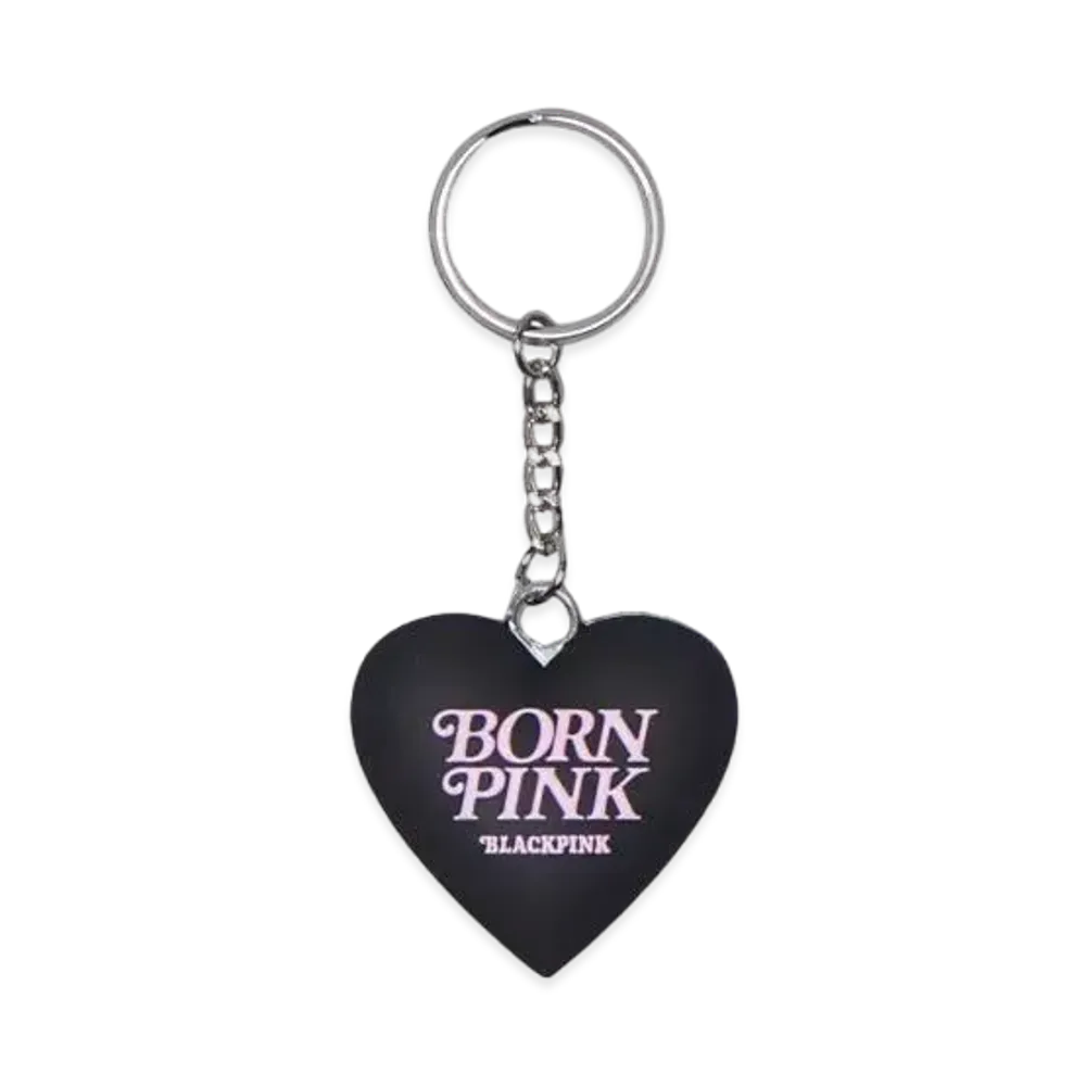 Verdy x BLACKPINK Born Pink Pop Up Heart Keychain "Black"