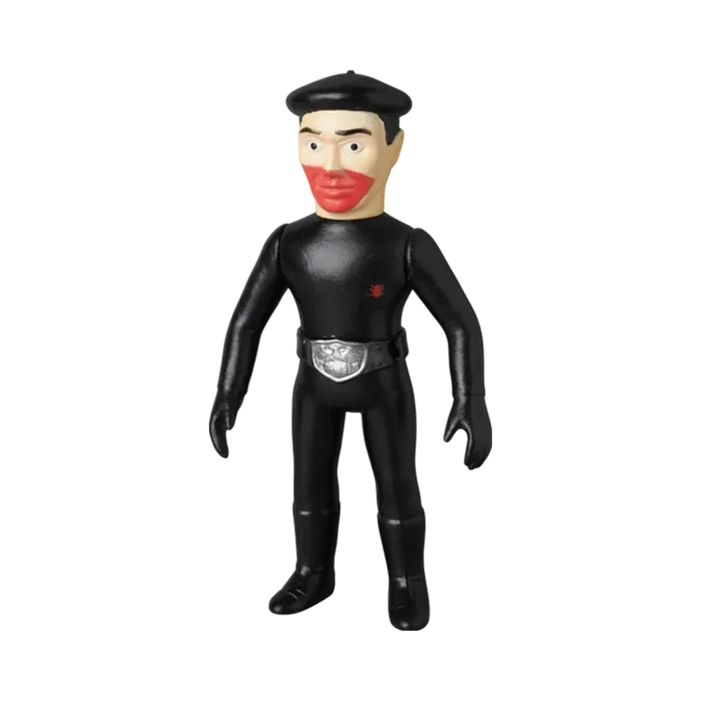 MEDICOM TOY "Toei Retro Sofvi Collection M" -Masked Rider- Shocker Combatant Beret Type (Black) Medium Size