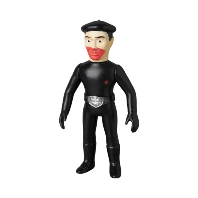 MEDICOM TOY "Toei Retro Sofvi Collection M" -Masked Rider- Shocker Combatant Beret Type (Black) Medium Size