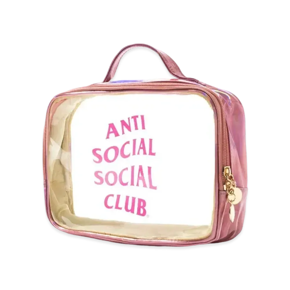ANTI SOCIAL SOCIAL CLUB Clear Carrier Bag "Pink"