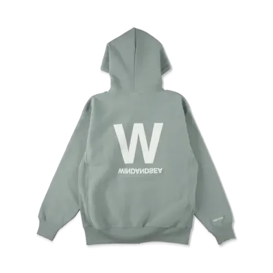 WIND AND SEA W Zip-Up Fleece Hoodie "S Green"
