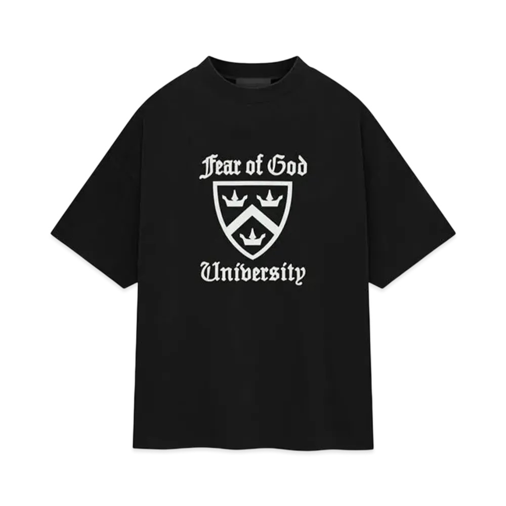 FEAR OF GOD Essentials Heavy Crewneck Tee "Black"