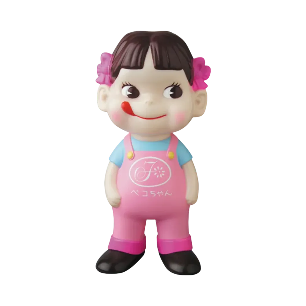 MEDICOM TOY "Fujiya Sofvi Collection" Peko-Chan (Pink Overalls)