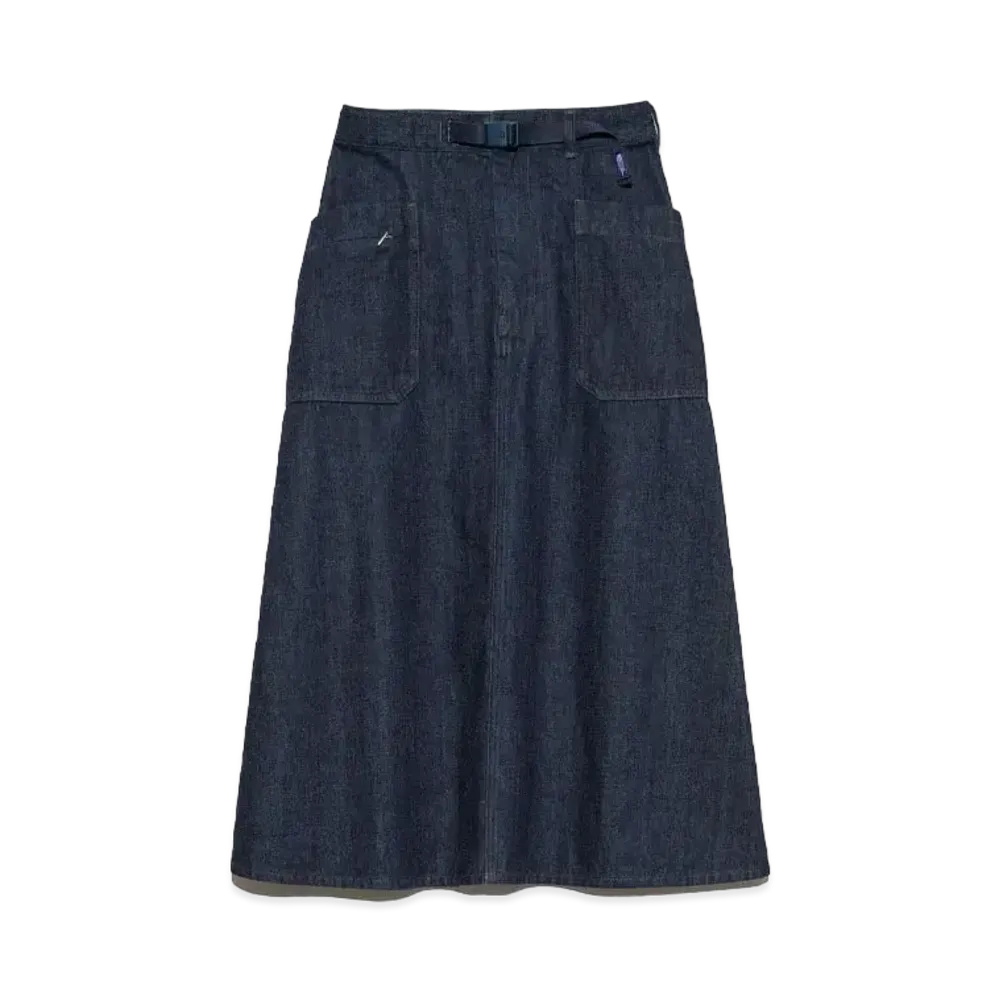The North Face PURPLE LABEL Denim Field Skirt "Indigo"