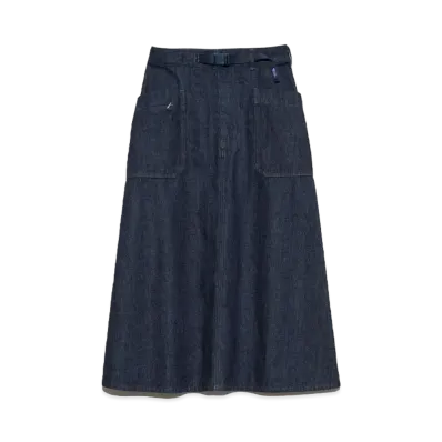 The North Face PURPLE LABEL Denim Field Skirt "Indigo"