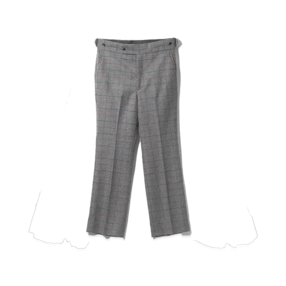Needles Side Tab Trouser Plaid Twill "Gray"