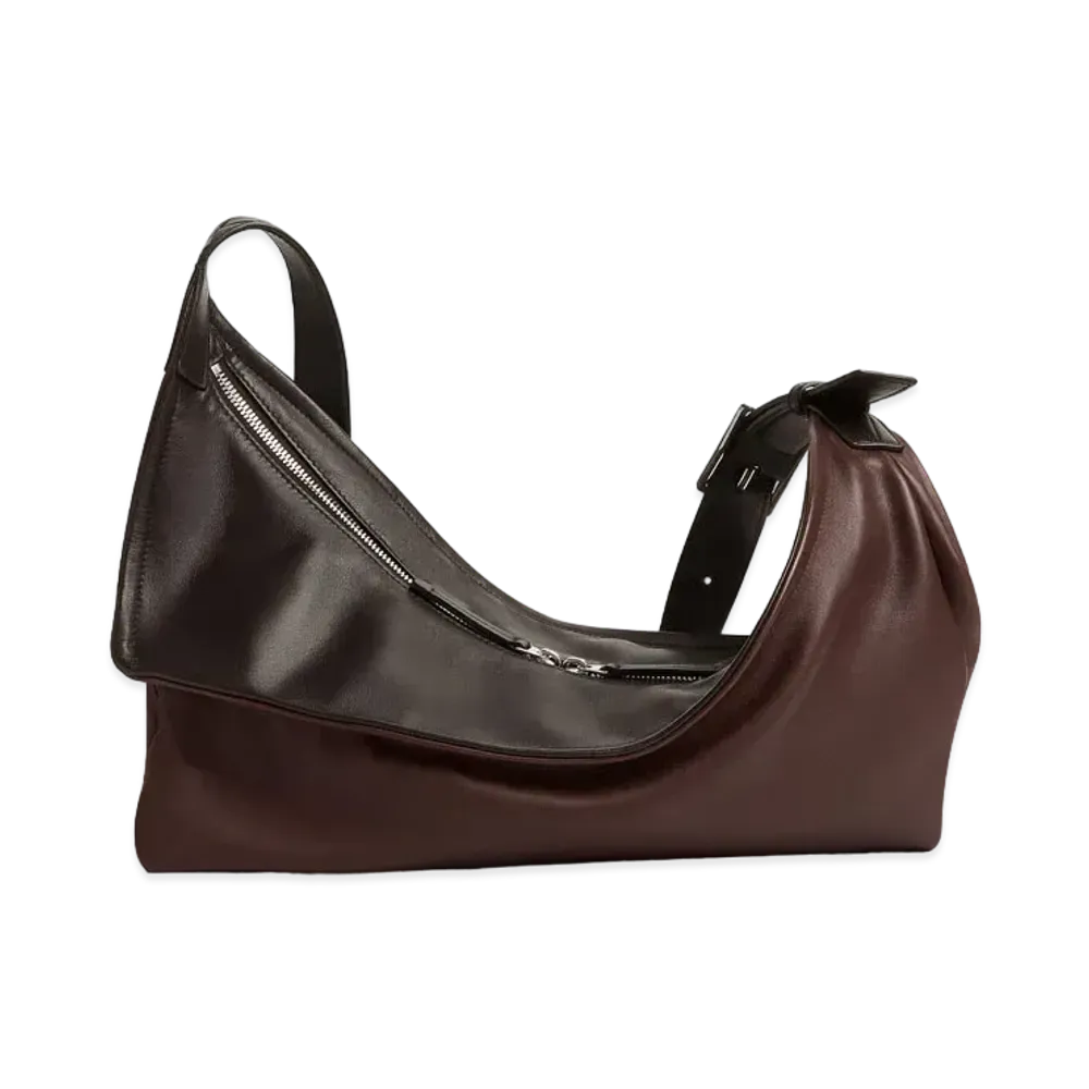 Bottega Veneta Small Zigzag "Bitter Chocolate/Fondant"