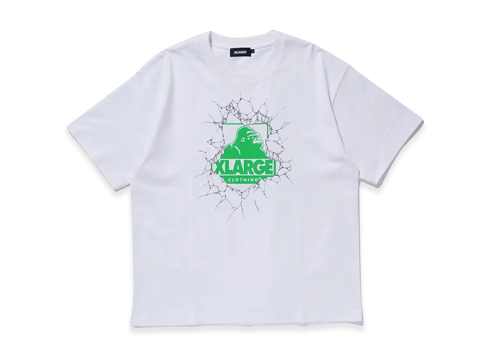 XLARGE x LIXTICK Crack Wall OG S/S Tee "White"
