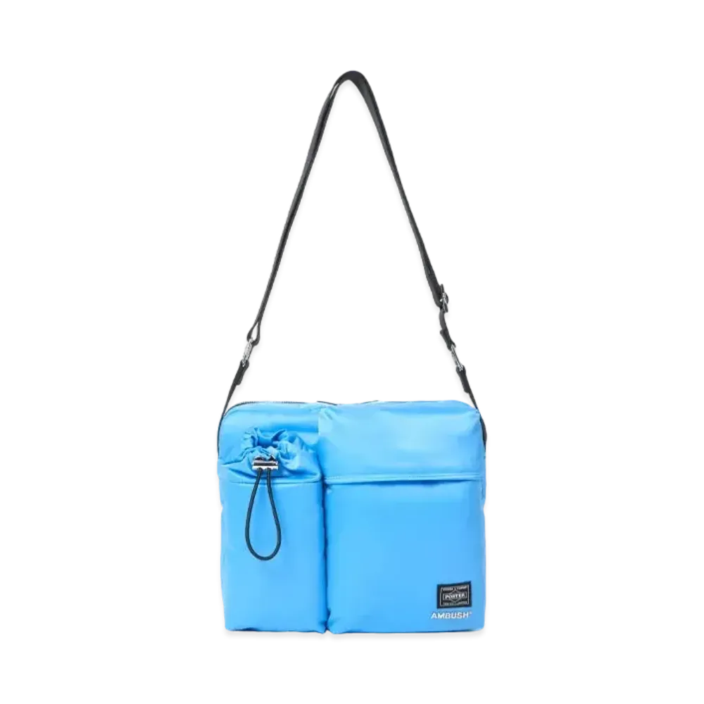 AMBUSH x PORTER NYLON CROSSBODY LARGE BAG "Blue White"