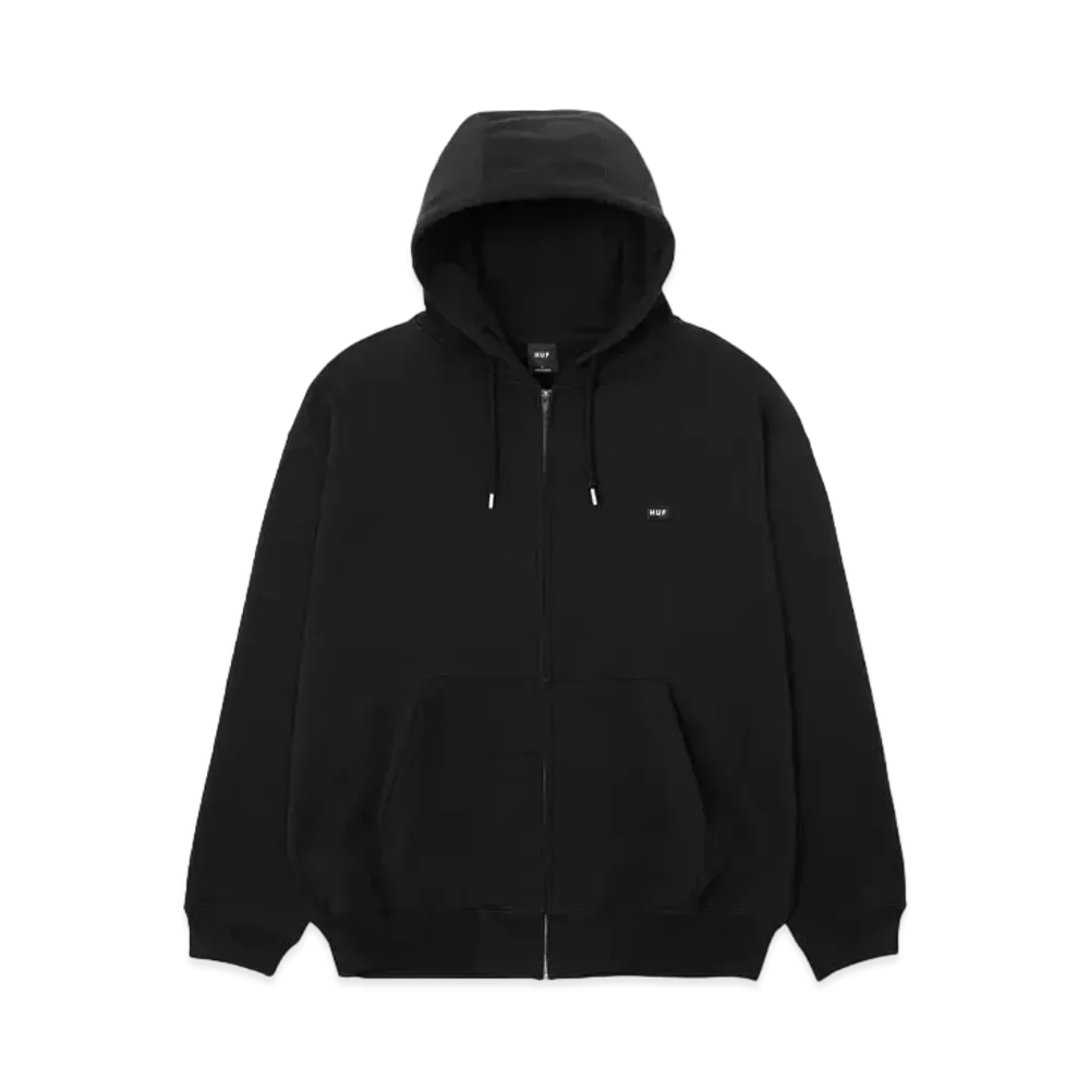 HUF Classic Fleece Full Zip Hoodie "Black"