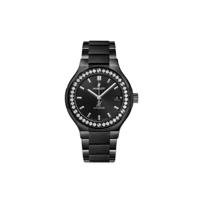 HUBLOT Classic Fusion Black Magic Bracelet Diamonds 38mm