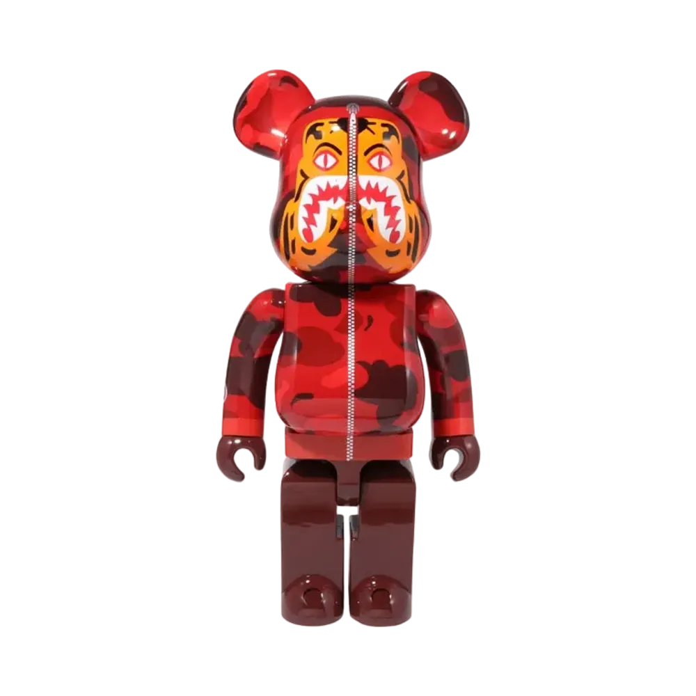 Bearbrick A BATHING APE Camo Tiger 1000%