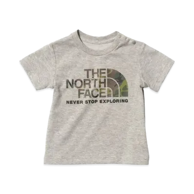 The North Face Baby S/S Camo Logo Tee "Mixed Gray"