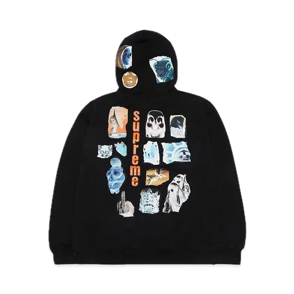 Supreme Invert Hooded Sweatshirt "Black"