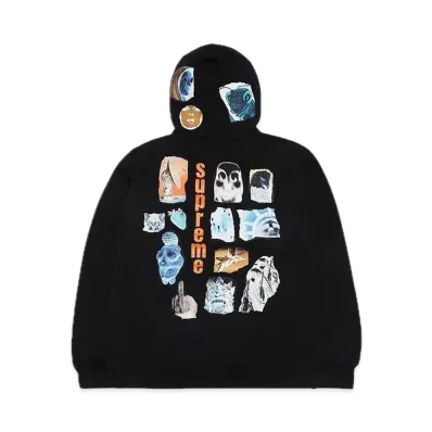 Supreme Invert Hooded Sweatshirt "Black"