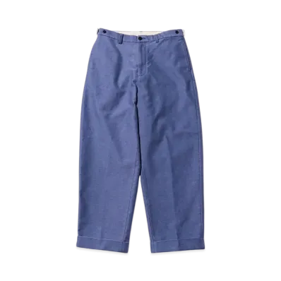 BEAMS IVY Trousers Wide Heavy Moleskin "Purple"