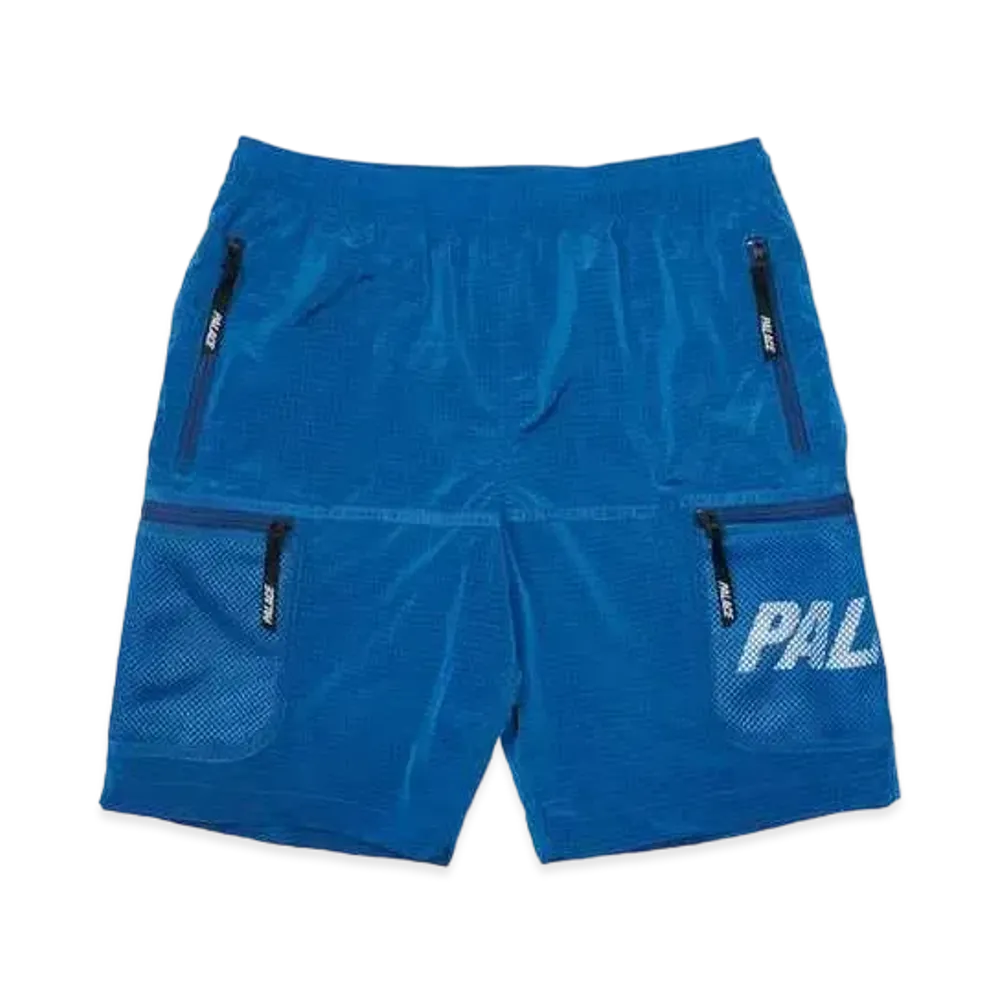 PALACE Mesh Pocket Shell Shorts "Blue"
