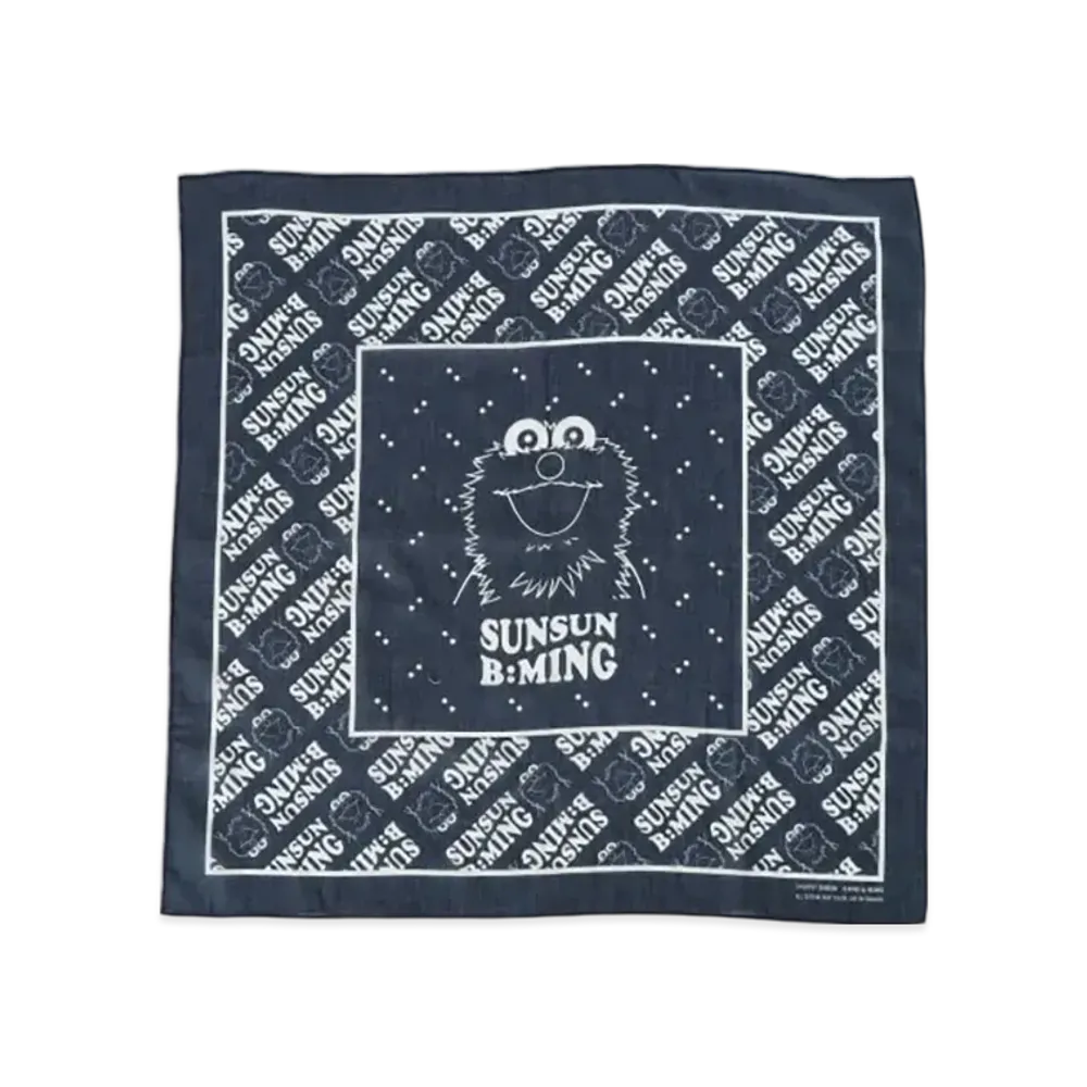 B:MING by BEAMS x PUPPET SUNSUN / Bandana "Navy"