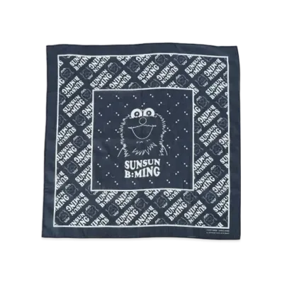 B:MING by BEAMS x PUPPET SUNSUN / Bandana "Navy"
