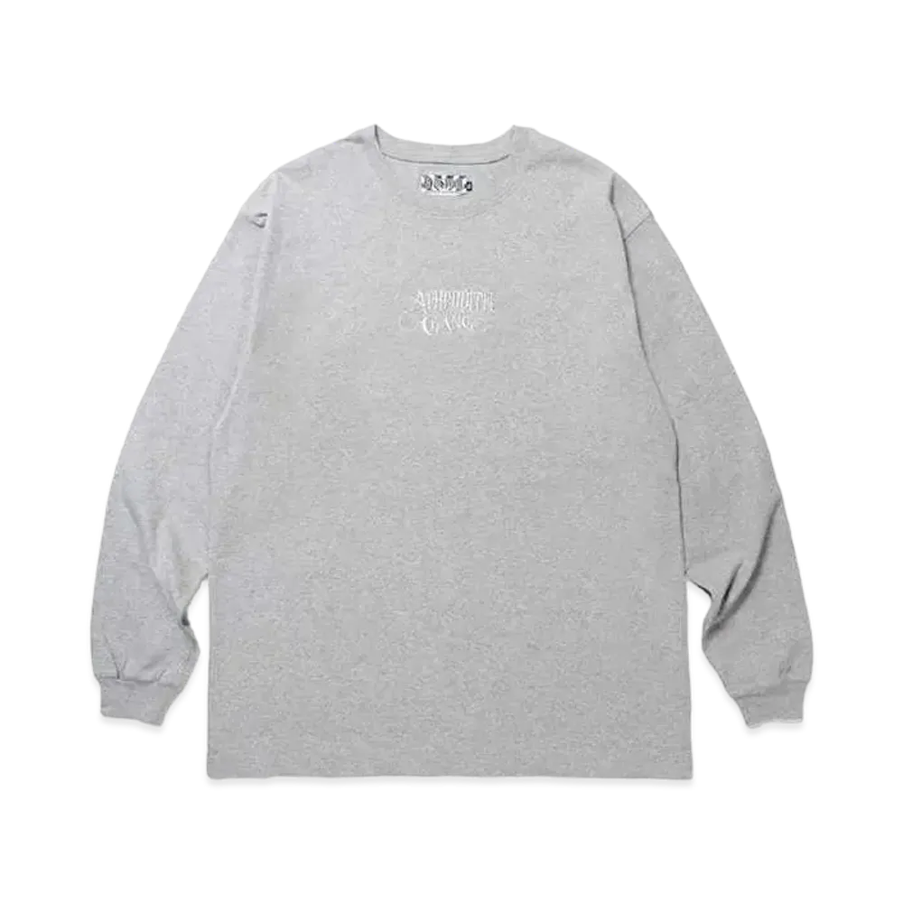 APHRODITEGANG Classic Logo L/S Tee Gray "Silver"