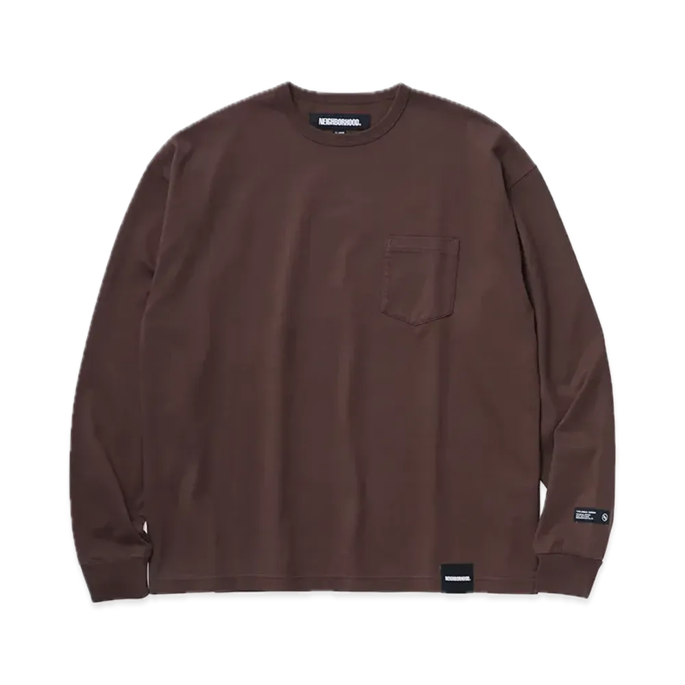 NEIGHBORHOOD Classic Crewneck-P LS "Brown"