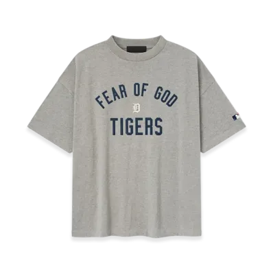 FEAR OF GOD Tigers 90s Tee "Concrete Heather"