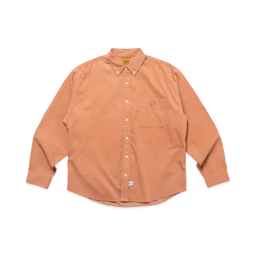 HUMAN MADE Corduroy B.D L/S Shirt "Pink"