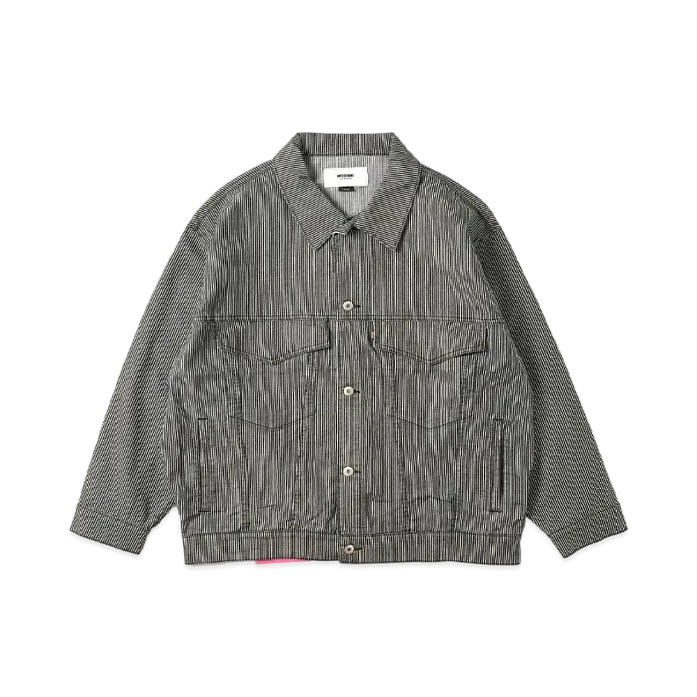 MFC STORE x UPD'T Denim Jacket "White Stripe"